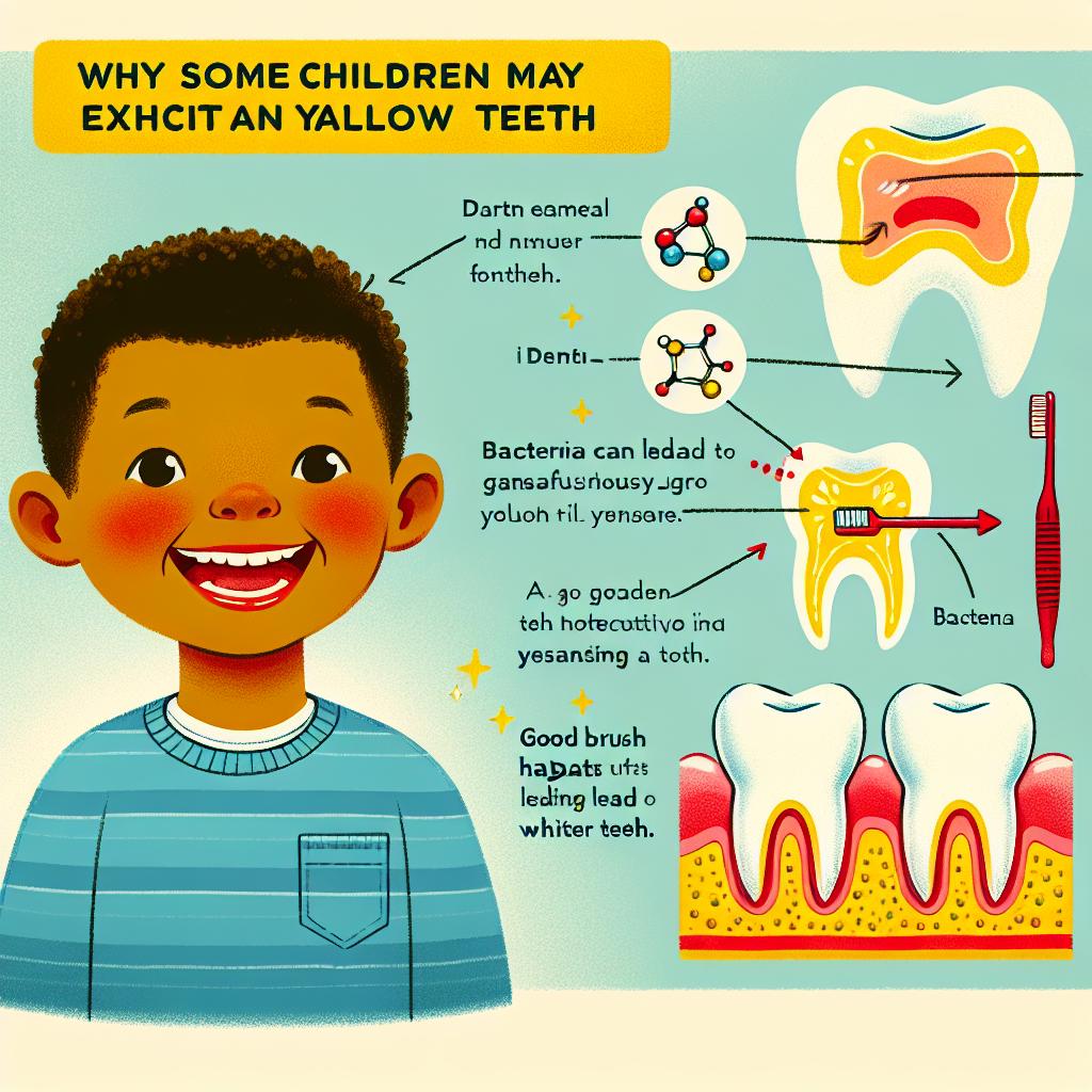 Proč mají děti žluté zuby?