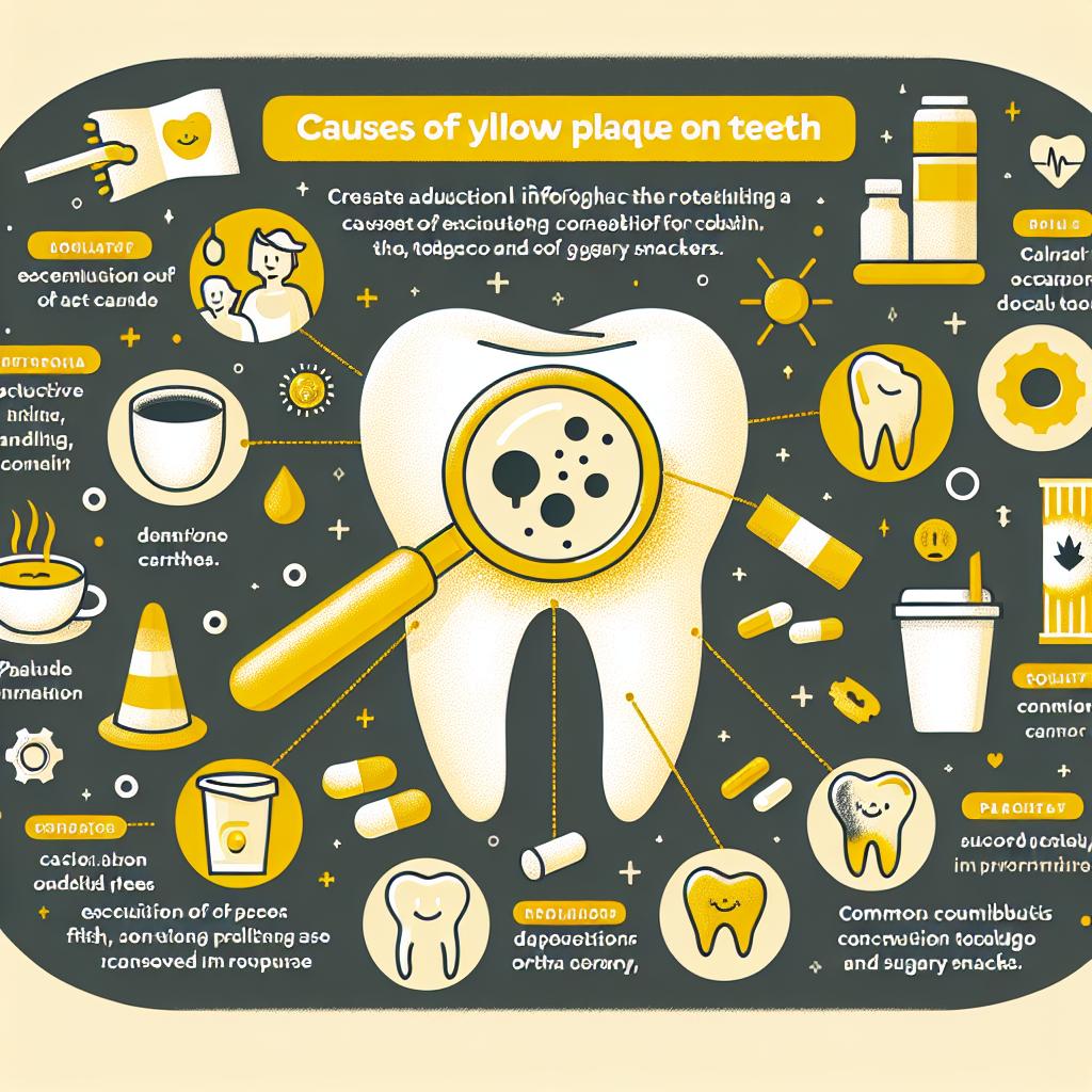 Jaké jsou⁣ příčiny žlutého povlaku ‌na⁣ zubech