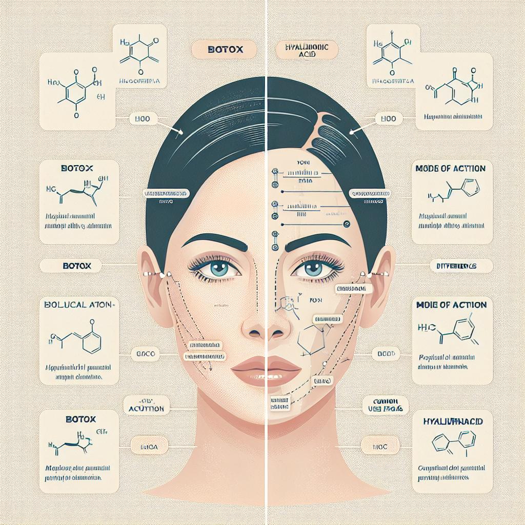 Botox versus kyselina hyaluronová: Hlavní rozdíly