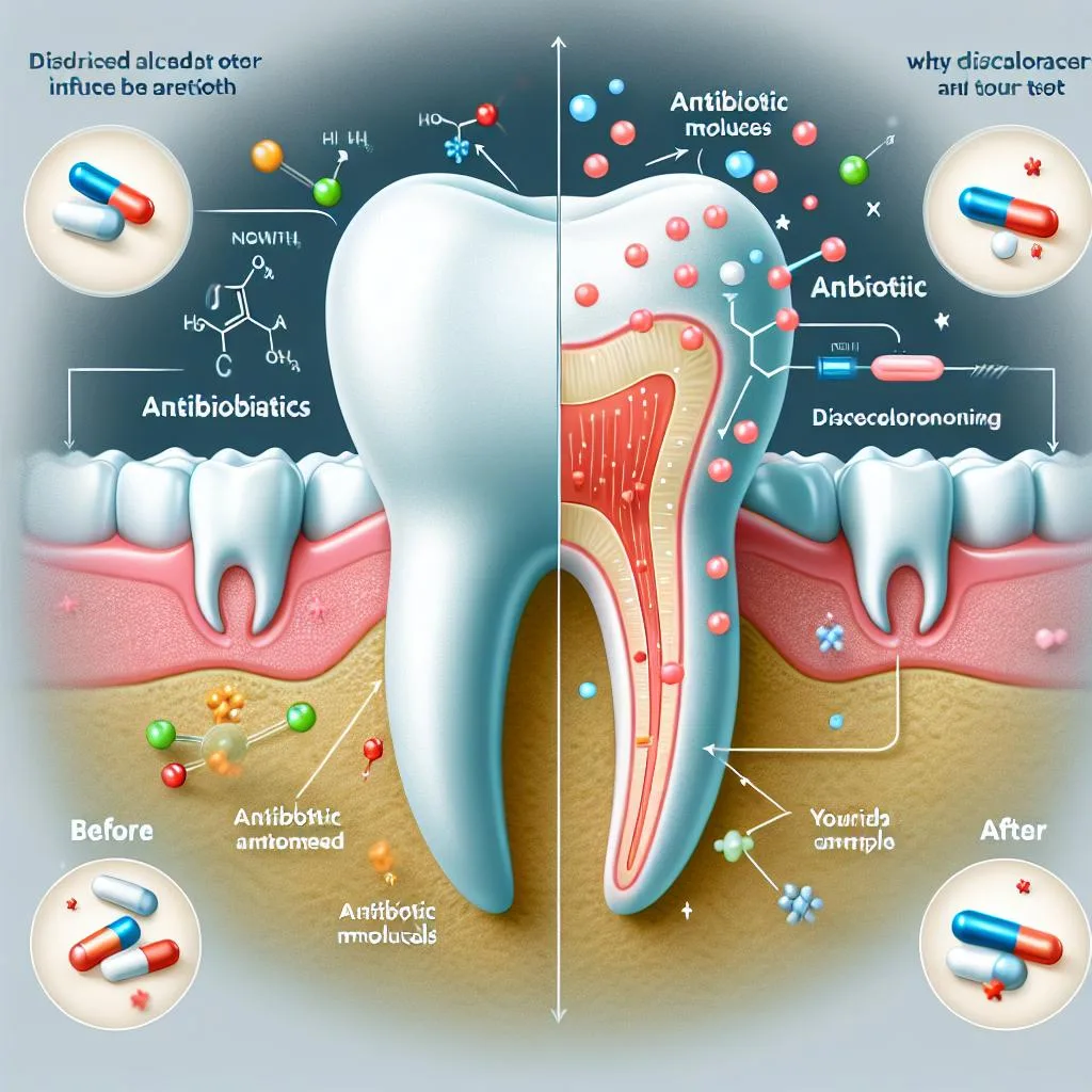 Žluté zuby po antibiotikách: 3 přírodní způsoby, jak je vybělit 1 - Proč antibiotika mění barvu zubů