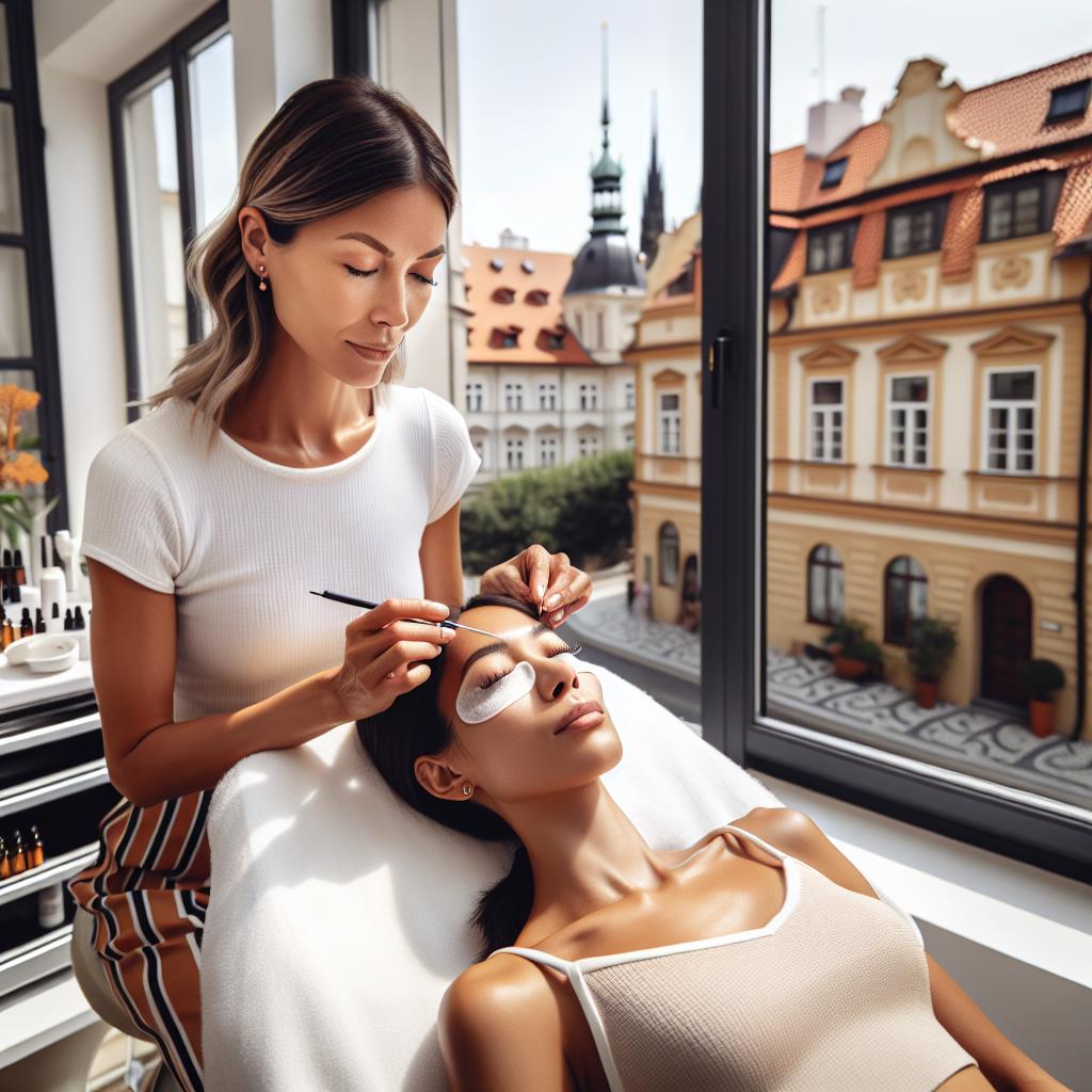 Lash lifting v oblasti Praha 4