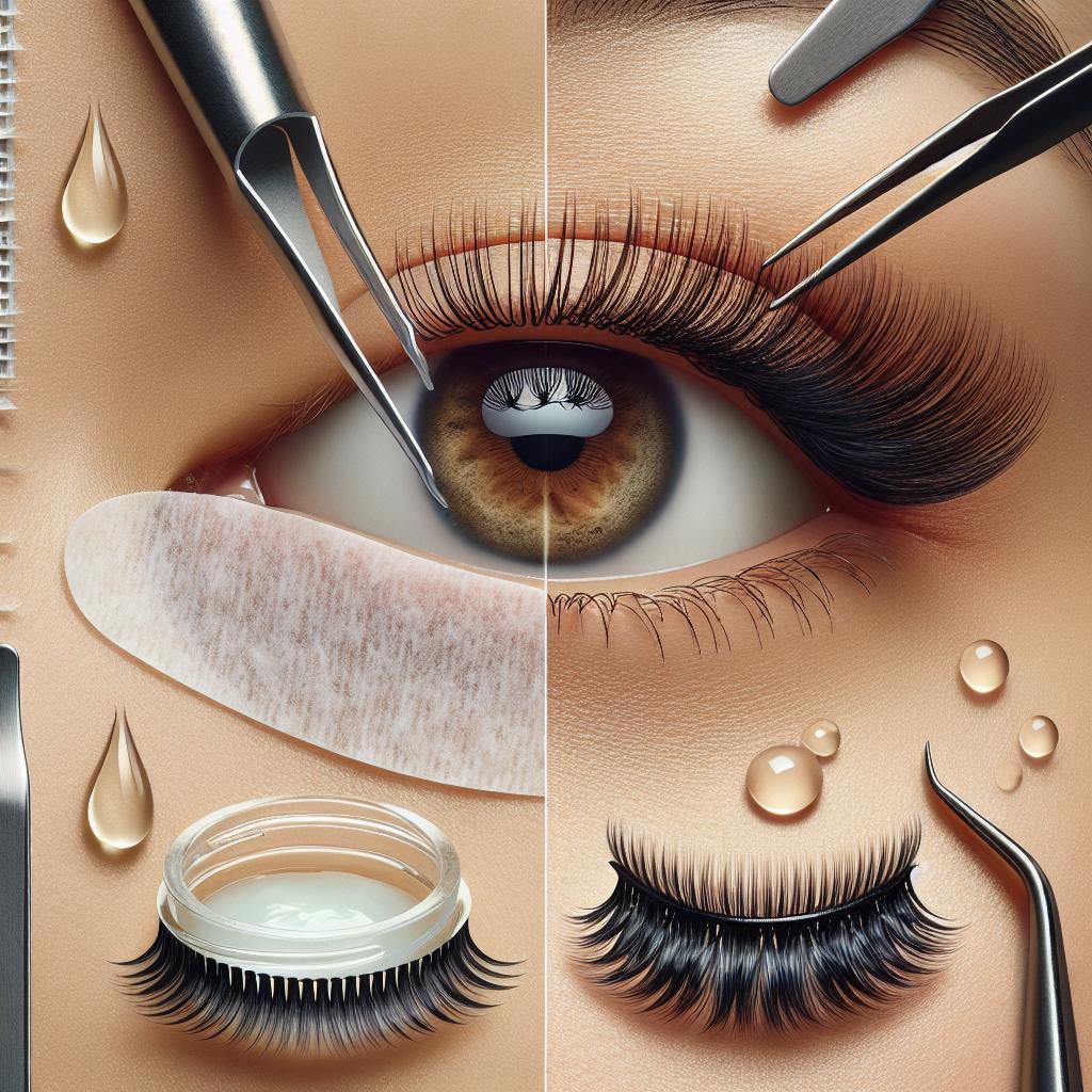 Umělé řasy a lash lifting