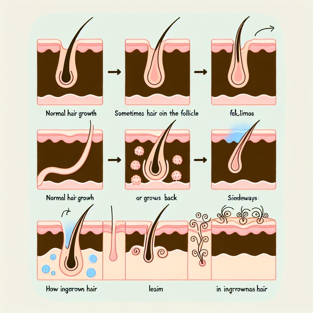 Zarůstání chloupků: Co to⁢ způsobuje?