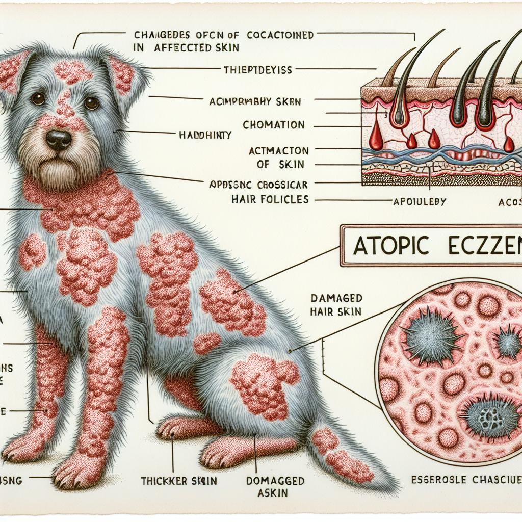 Atopický ekzém u‌ psa vysvětlen