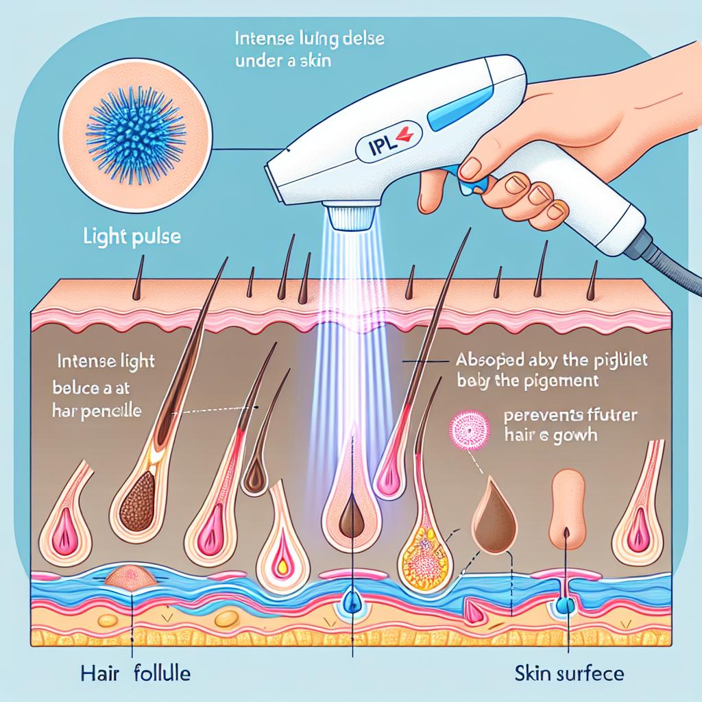 Jak IPL epilace funguje?