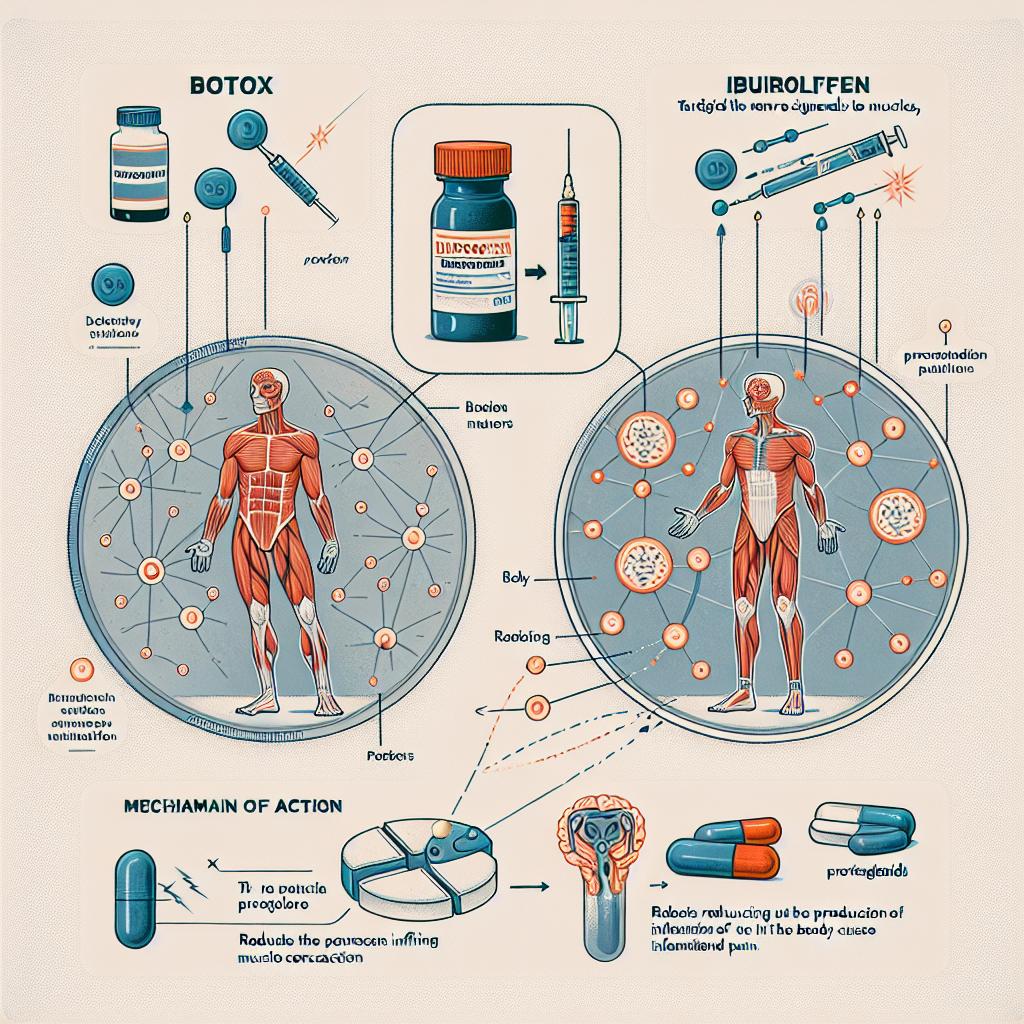 Botox a ibuprofen: Jak to funguje