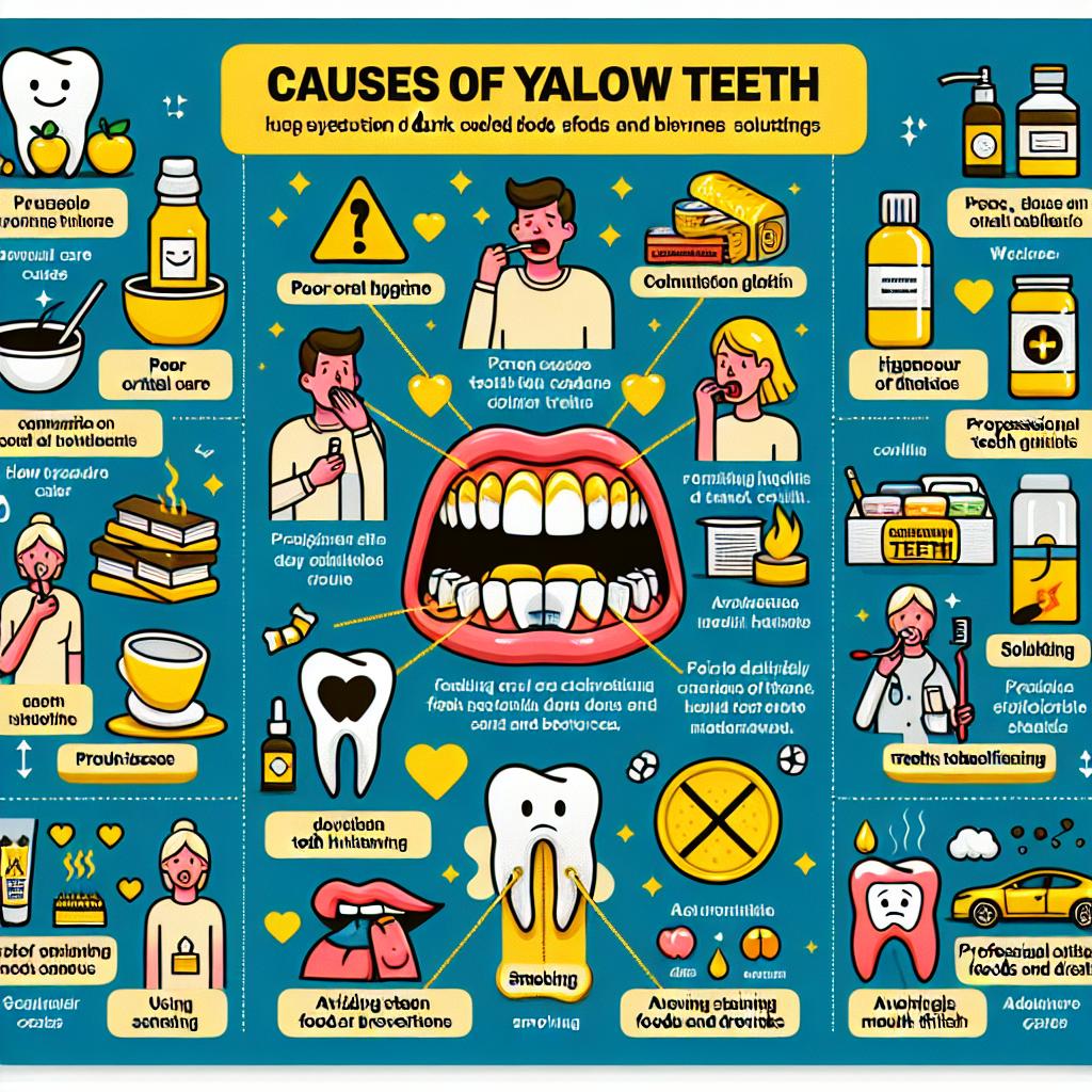 Příčiny žlutých zubů a jejich řešení