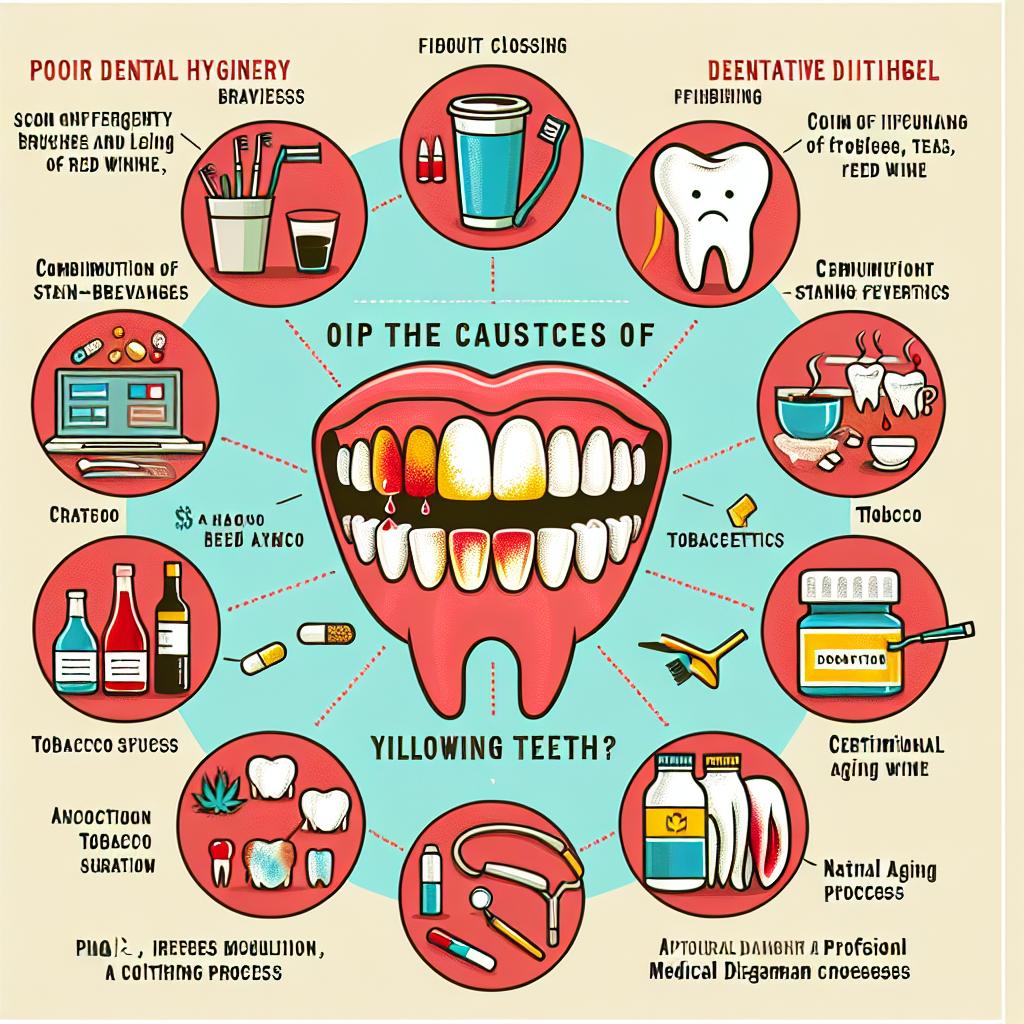 Jaké jsou příčiny žloutnutí zubů