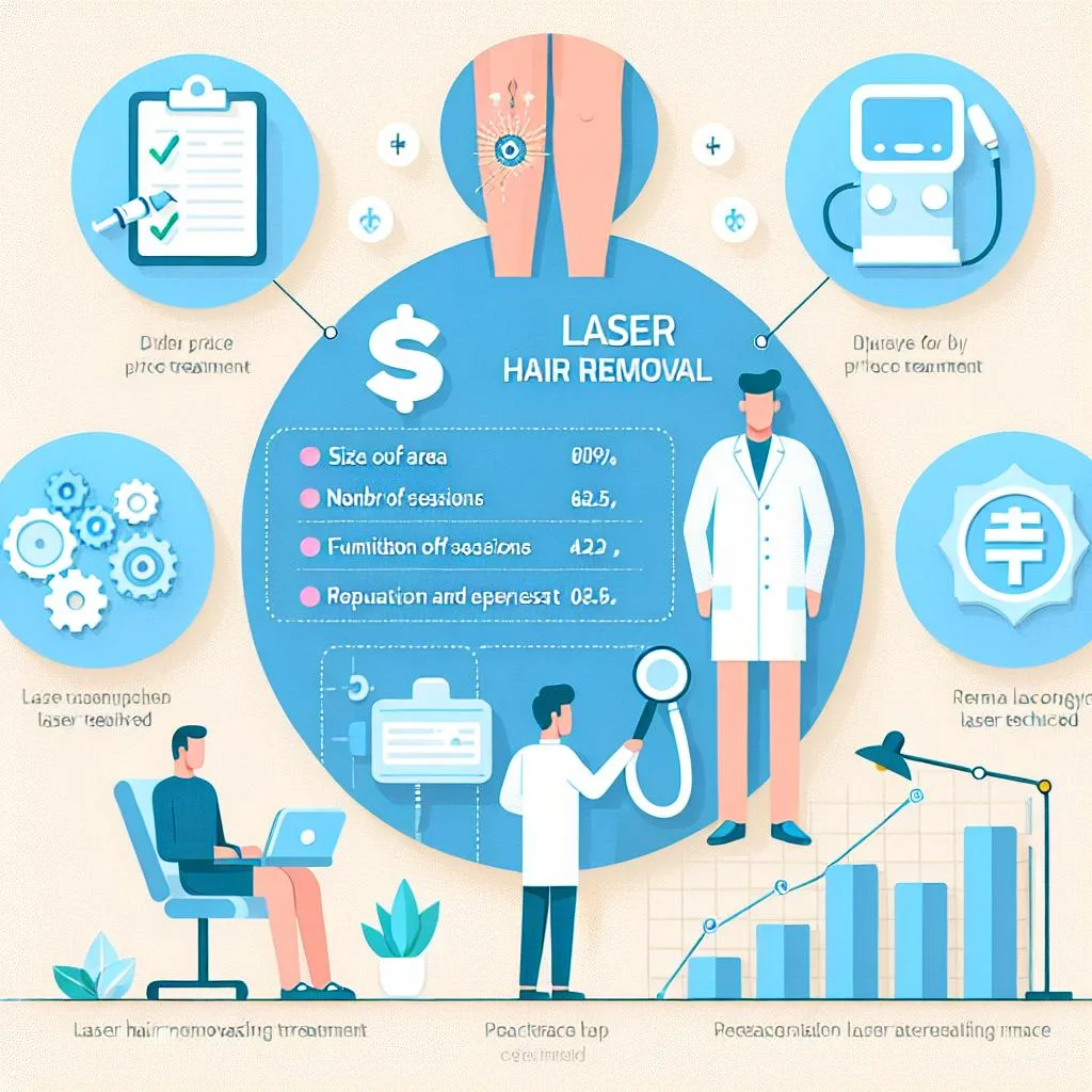 Co ovlivňuje cenu laserové depilace