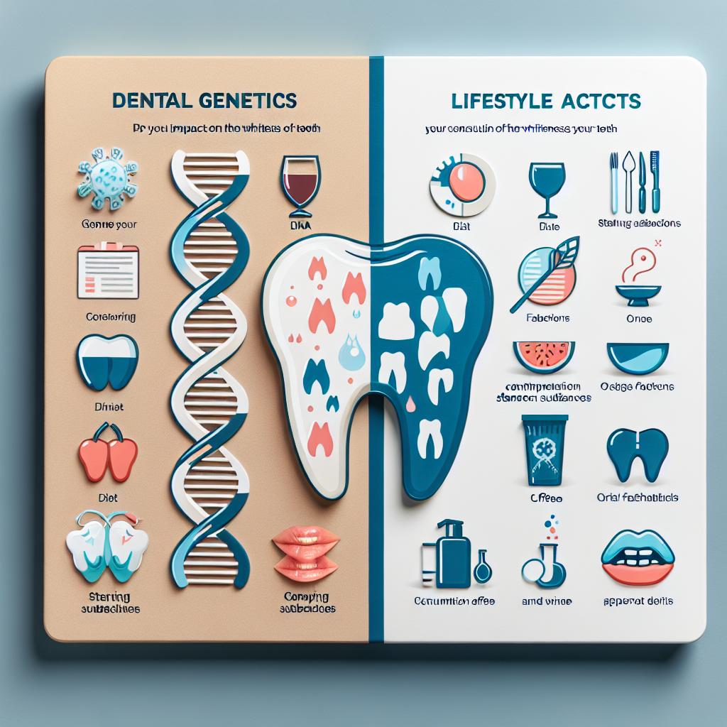 Bílé zuby: Genetika versus životní styl